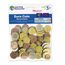 Learning Resources Spielgeldset Euro-Münzen (Set mit 100 Stück), Kinder Euro spielgeld münzen, kaufladen Kasse, Spielgeld für Kinder kaufmannsladen einkaufsladen (Packung mit 2)
