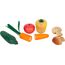 small foot Schneide-Set Gemüse "fresh" aus Holz, Lebensmittel für Kinderküche, Rollenspielzeug ab 2 Jahren, 12329