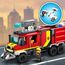 LEGO 60374 City Einsatzleitwagen der Feuerwehr, modernes Feuerwehrauto-Spielzeug mit Löschdrohnen, mit Figuren für Kinder