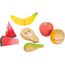 small foot Schneide-Set Obst "fresh" aus Holz, Lebensmittel für Kinderküche, Rollenspielzeug ab 2 Jahren, 12330