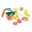 small foot Schneide-Set Mittagessen "fresh" aus Holz, Lebensmittel für Kinderküche, Rollenspielzeug ab 2 Jahren, 12331