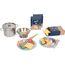 small foot Pasta-Koch-Set "fresh" für die Kinderküche, inkl. Kochtopf, Sieb, Geschirr und Nudeln, ab 3 Jahren, 12292