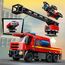 LEGO City Feuerwehrstation mit Drehleiterfahrzeug, Feuerwehr-Spielzeug mit Feuerwache und Feuerwehrauto, Geburtstagsgeschenk für Kinder ab 6 Jahren, Set mit Hund und 5 Minifiguren 60414