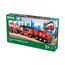 BRIO World 33844 Feuerwehr-Löschzug - Feuerwehrzug mit Feuerwehrschlauch und Wassertank - Kleinkindspielzeug empfohlen ab 3 Jahren