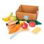 small foot Schneide-Set Mittagessen "fresh" aus Holz, Lebensmittel für Kinderküche, Rollenspielzeug ab 2 Jahren, 12331