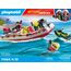 PLAYMOBIL Action Heroes 71464 Feuerwehrboot mit Aqua Scooter, aufregende Wasserrettung, inklusive Taucherbrille, Schwimmflossen und Rettungsweste, realitätsnahes Spielzeug für Kinder ab 4 Jahren