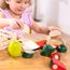 Melissa & Doug - Holz-Lebensmittel zum Schneiden - 26-teiliges Rollenspielset aus Holz zum Schneiden von Obst, Gemüse und Brot, für realistisches Rollenspiel, für Kinder ab 3 Jahren