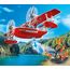 PLAYMOBIL Action Heroes 71463 Feuerwehrflugzeug mit Löschfunktion, heldenhafte Rettungsmissionen, inklusive Feuerwehrmann und vielfältigem Zubehör, detailreiches Spielzeug für Kinder ab 4 Jahren