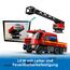 LEGO City Feuerwehrstation mit Drehleiterfahrzeug, Feuerwehr-Spielzeug mit Feuerwache und Feuerwehrauto, Geburtstagsgeschenk für Kinder ab 6 Jahren, Set mit Hund und 5 Minifiguren 60414