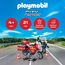 PLAYMOBIL Action Heroes 71466 Feuerwehrmotorrad am Unfallort, rasante Fahrt zum Einsatz, mit vielfältigem Zubehör wie Funkgerät und Feuerlöscher, realitätsnahes Spielzeug für Kinder ab 4 Jahren