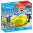 PLAYMOBIL Action Heroes 71465 Feuerwehrleute mit Luftkissen, Lebensretter im Einsatz, mit zahlreichen Extras wie Helmen, Megafon und Feuerlöscher, detailreiches Spielzeug für Kinder ab 4 Jahren