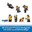 LEGO City Feuerwehrstation mit Drehleiterfahrzeug, Feuerwehr-Spielzeug mit Feuerwache und Feuerwehrauto, Geburtstagsgeschenk für Kinder ab 6 Jahren, Set mit Hund und 5 Minifiguren 60414