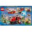 LEGO 60374 City Einsatzleitwagen der Feuerwehr, modernes Feuerwehrauto-Spielzeug mit Löschdrohnen, mit Figuren für Kinder