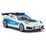 siku 1525, Polizeiauto Chevrolet Corvette ZR1, Polizei-Spielzeug, Metall/Kunststoff, Blau/Weiß, Motorhaube zum Öffnen