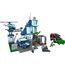LEGO 60316 City Polizeistation mit Polizeiauto, Müllauto und Hubschrauber, Gebäude zum Bauen mit 3 Figuren, Polizei-Spielzeug für Jungen und Mädchen ab 6 Jahren, Geschenk für Kinder