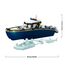 LEGO City Verfolgungsjagd im Polizeiboot – Spielset mit schwimmfähigem Schnellboot, Schlauchboot des Ganoven, 3 Mini-Figuren und Einer Haifigur – Geschenk für Jungen und Mädchen ab 6 Jahren – 60456
