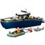 LEGO City Verfolgungsjagd im Polizeiboot – Spielset mit schwimmfähigem Schnellboot, Schlauchboot des Ganoven, 3 Mini-Figuren und Einer Haifigur – Geschenk für Jungen und Mädchen ab 6 Jahren – 60456