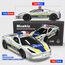Muakiz Ferngesteuertes Auto ab 3 4 5 6+ Jahre, 2.4G RC Auto Spielzeug Polizeiauto mit Fernbedienung für Junge Mädchen Kinderspielzeug mit Aufladbarer Batterie & Polizei Licht RC Cars Spielzeug, Silber