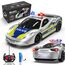 Muakiz Ferngesteuertes Auto ab 3 4 5 6+ Jahre, 2.4G RC Auto Spielzeug Polizeiauto mit Fernbedienung für Junge Mädchen Kinderspielzeug mit Aufladbarer Batterie & Polizei Licht RC Cars Spielzeug, Silber