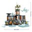 LEGO City Polizeistation auf der Gefängnisinsel, Polizei Spielzeug mit Hubschrauber, Boot und Hai, Set mit 7 Minifiguren und Hund, Geschenk zum Geburtstag für Jungen und Mädchen ab 7 Jahren 60419
