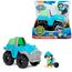 PAW PATROL, Dinosaurier-Rettungsfahrzeug mit Rex-Figur (Sustainable Basic Vehicle/Basis Fahrzeug), Spielzeug für Kinder ab 3 Jahren