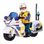 Simba 109251092 - Feuerwehrmann Sam Polizei Motorrad, mit Malcolm Figur, mit Zubehör, Staffel 12, ab 3 Jahren