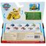 PAW Patrol, Baustellen-Fahrzeug mit Rubble-Figur (Sustainable Basic Vehicle/Basis Fahrzeug), Spielzeug für Kinder ab 3 Jahren