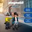 PLAYMOBIL City Action Polizei Verfolgungsjagd mit Motorrad | Polizist jagt Dieb auf Longboard | Fördert Kreativität | Kinder Spielzeug ab 4 Jahren | 72079