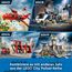 LEGO City Polizeistation auf der Gefängnisinsel, Polizei Spielzeug mit Hubschrauber, Boot und Hai, Set mit 7 Minifiguren und Hund, Geschenk zum Geburtstag für Jungen und Mädchen ab 7 Jahren 60419