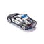 siku 1533, BMW i8 US-Polizeiauto, Metall/Kunststoff, Schwarz/Weiß, Vielseitig einsetzbar, Spielzeugfahrzeug für Kinder