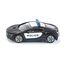 siku 1533, BMW i8 US-Polizeiauto, Metall/Kunststoff, Schwarz/Weiß, Vielseitig einsetzbar, Spielzeugfahrzeug für Kinder