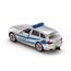 Siku 4366600 1401, Polizei-Streifenwagen, Metall/Kunststoff, Silber, Öffenbare Türen, Anhängerkupplung