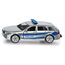 Siku 4366600 1401, Polizei-Streifenwagen, Metall/Kunststoff, Silber, Öffenbare Türen, Anhängerkupplung