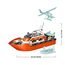 LEGO City Rettungsboot der Küstenwache mit Hubschrauber - Spielzeug Einsatzfahrzeug - Set mit schwimmendem Schiff, 5 Minifiguren und Hundefigur - Geburtstagsgeschenk für Jungen ab 7 Jahren - 60504