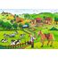 Ravensburger Kinderpuzzle - 07560 Fleißig auf dem Bauernhof - Puzzle für Kinder ab 3 Jahren, mit 2x12 Teilen