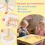Charmofun Teeservice Kinderküche Zubehör Holz, 30 PCS Teeservice Kinder Holz, Spielküche Kinder küche zubehör mit Kleine Kuchen und Gebäck, Teeparty Set für Jungen und Mädchen ab 3 Jahre