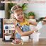 GAGAKU Kaffeemaschine Kinder Holz mit Sound 15 Teile Kinderküche Spielzeug mit Geräusch Kinderkaffee Kinder Küche Spielküchen Zubehör Kaffeemühle Geschenke für Jungen und Mädchen ab 3 Jahre