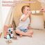 GAGAKU Kaffeemaschine Kinder Holz mit Sound 15 Teile Kinderküche Spielzeug mit Geräusch Kinderkaffee Kinder Küche Spielküchen Zubehör Kaffeemühle Geschenke für Jungen und Mädchen ab 3 Jahre