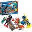 PLAYMOBIL City Action Polizeitaucher mit Schatz | 2 Figuren + Unterwasser-Scooter & Meerestiere | Fördert Kreativität | Kinder Spielzeug ab 4 Jahren | 72078