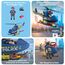 PLAYMOBIL City Action Polizeihelikopter | Mit Polizist, drehbaren Rotoren & Schussfunktion | Unendlicher Spielspaß | Kinder Spielzeug ab 4 Jahren | 72080