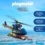 PLAYMOBIL City Action Polizeihelikopter | Mit Polizist, drehbaren Rotoren & Schussfunktion | Unendlicher Spielspaß | Kinder Spielzeug ab 4 Jahren | 72080
