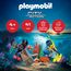 PLAYMOBIL City Action Polizeitaucher mit Schatz | 2 Figuren + Unterwasser-Scooter & Meerestiere | Fördert Kreativität | Kinder Spielzeug ab 4 Jahren | 72078