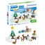 PLAYMOBIL JUNIOR | nachhaltiger Adventskalender für Kinder ab 1 Jahr | Schneeweihnacht | aus über 90% biobasiertem Kunststoff für sicheres Spielen | 70297