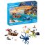 PLAYMOBIL | Piraten Adventskalender | 24 spannende Türchen | Piratenstarke Figuren |Adventskalender für Kinder | Abenteuerspielzeug für Kinder ab 4 Jahren | 71636