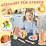 Charmofun Teeservice Kinderküche Zubehör Holz, 30 PCS Teeservice Kinder Holz, Spielküche Kinder küche zubehör mit Kleine Kuchen und Gebäck, Teeparty Set für Jungen und Mädchen ab 3 Jahre