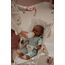 Little Dutch Puppenbuggy Puppenwagen klappbar aus Metall mit Soft-Griffen und Tasche - für Puppen von 33-46 cm, Soft Flowers rosa/weiß