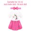 Baby Puppe Zubehör -Babypuppe Fütterung und Pflege Set mit Windel Puppenwickeltasche Flaschen für Mädchen Spielzeug Geschenk, Puppenzubehör Puppenkleidung passen 14-16 Zoll 18 Zoll und 43 cm Puppe