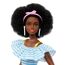 Barbie - Rollerskate-Puppe mit Welpen und Trendiger Kleidung, Afro-Hairstyle und Accessoires für Geschichtenerzählen und Styling-Spaß, für Kinder ab 3 Jahren, HPL77