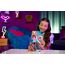 Monster High Lagoona Blue Puppe in Mesh-T-Shirt und Cargohose mit Haustierfisch Neptuna und Accessoires wie Rucksack, Snack und Notizbuch, HXH75