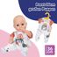 BABY born Strampler mit Dschungelmotiv & kurzen Ärmeln - Hochwertiges Puppenzubehör - Kleidung geeignet für alle Puppen der Größe 36 cm